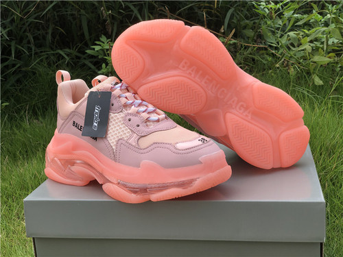 Buy UA High quality replica Balenciaga Triple S Clear Sole Trainers (green, yellow, pink, white colors available) sneakers from HypeRepTime, best replica designer brand website