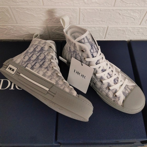 High quality replica UA Dior B23 High Top Logo Oblique Navy / Grey