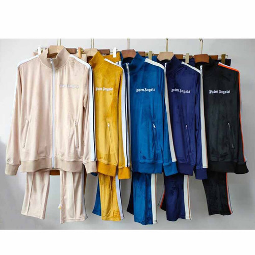 Buy High quality replica UA Palm Angels Jacket & Pants Velvet Tracksuit from HypeRepTime, best replica designer brand website