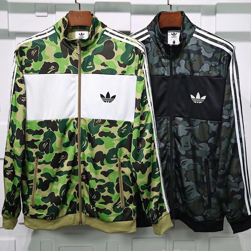 Buy High quality replica UA Bape X Adidas ABC Camo track Jacket from HypeRepTime, best replica designer brand website