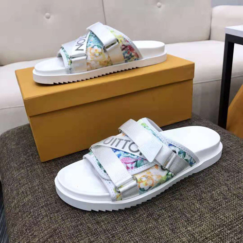 Buy High quality replica UA Louis Vuitton Honolulu Mule white, Sandals from HypeRepTime, best replica designer brand website