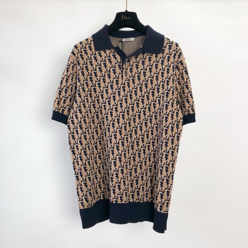 Buy High quality replica UA Dior Oblique Polo Shirt Blue Cotton Jacquard, Poloshirt from HypeRepTime, best replica designer brand website