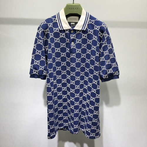 buy High quality replica UA Gucci GG Stretch Cotton Blue, Polo replica from hypereptime Gucci