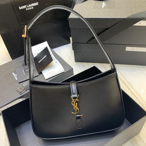 buy High Quality Replica UA YSL Saint Laurent Hobo in Smooth Leather Black, Bag replica from hypereptime Other brands