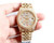 buy High quality replica Iced out Moissanite Diamonds Rolex Datejust Jubilee bracelet Gold colorful rainbow Arabic number glass back 40mm replica from hypereptime Rolex