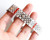 buy High quality replica Iced out Moissanite Diamonds Rolex Datejust Jubilee bracelet Silver case colorful rainbow Arabic number glass back 40mm replica from hypereptime Rolex