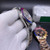 buy High quality replica iced out moissanite diamonds Rolex Rainbow Bezel replica from hypereptime Rolex