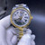 buy High quality replica plain jane Rolex Datejust two tone gold Green roman numerial dial 40mm replica from hypereptime Rolex
