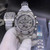 buy Iced out moisonnite diamonds replica AP Bezel Iced out with white leather 42mm replica from hypereptime Audemars Piguet