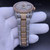 buy High quality replica Iced out replica moissanite diamond rose gold two tome date just 37mm replica from hypereptime Rolex