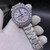 buy High quality replica Iced out moissanite diamonds Rolex Sky-dweller, White dial, 40mm replica from hypereptime Rolex