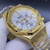 buy High quality replica Plain Jane AP Gold case, White dial replica from hypereptime Audemars Piguet