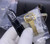 High quality replica Iced out Moissanite Diamonds  Cartier Swiss  yellow gold case 42mm with  black leather