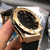 Buy High quality replica plain jane Hublot rose gold case 42mm automatic black dial black rubber strap from HypeRepTime, best replica designer brand website
