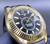 High quality replica Plain Jane Rolex Sky-Dweller gold case  black dial oysterflex rubber strap