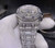 buy High quality replica Iced out Moissanite AP Full Iced out Silver Chronograph replica from hypereptime Audemars Piguet