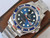 High quality replica Iced out Moissanite Diamonds Rolex blue stones blue face, Oyster Perpetual