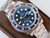 High quality replica Iced out Moissanite Diamonds Rolex blue stones blue face, Oyster Perpetual