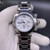 High quality replica Plain Jane Cartier Santos OS Silver white