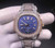 buy High quality replica Iced out Patek Rosegold two tone, Blue face replica from hypereptime Patek
