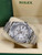 buy High quality replica iced out moissanite diamonds Rolex Daydate Diamond bezel, Silver case replica from hypereptime Rolex