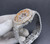 buy High quality replica Iced out moissanite diamonds AP Rosegold two tone case with orange arabic dial replica from hypereptime Audemars Piguet