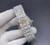 buy High quality replica Iced out moissanite diamonds AP Rosegold two tone case with orange arabic dial replica from hypereptime Audemars Piguet