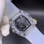 buy High quality replica Plain Jane Richard Mille,  ceramic see through Glass case with White rubber strap replica from hypereptime Other brands