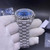 buy High quality replica Iced out Moissanite diamonds Rolex Daydate Silver case with blue dial replica from hypereptime Rolex