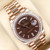 Buy High quality replica Iced out moissanite bezel Rolex day-date with brown dial from the best trusted, fake clone swiss designer brand watch website