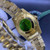Buy High quality replica Iced Out Moissanite Rolex DayDate gold case 40mm red dial president bracelet from the best trusted, fake clone swiss designer brand watch website