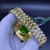 Buy High quality replica Iced Out Moissanite Rolex DayDate gold case 40mm red dial president bracelet from the best trusted, fake clone swiss designer brand watch website