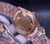 Buy High quality replica Iced Out Rolex DayDate rose gold case 40mm, green dial roman numbers from the best trusted, fake clone swiss designer brand watch website