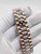 Buy High quality replica Iced out Rolex DayDate rose gold case 36mm brown dial from the best trusted, fake clone swiss designer brand watch website