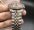 buy High quality replica Fully Iced out Rolex Datejust iced rose gold two tone jubilee strap replica from hypereptime Rolex