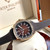 Super clone replica iced out Patek Philippe AQUANAUT series moissanite vvs diamond Geneve gold with brown strap watch