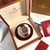 Super clone replica iced out Patek Philippe AQUANAUT series moissanite vvs diamond Geneve gold with brown strap watch