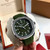Super clone replica iced out Patek Philippe AQUANAUT series moissanite vvs diamond Geneve black strap watch