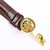 Super clone replica plain jane Patek Philippe PP RK1 gold brown watch