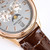Super clone replica plain jane Patek Philippe PP RK1 brown gold watch