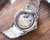 High quality replica iced out Patek Philippe moissanite vvs diamond Geneve two tone silver gold dial watch