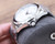 High quality replica iced out Patek Philippe moissanite vvs diamond Geneve silver/white dial watch