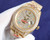 High quality replica iced out Rolex Datejust moissanite vvs diamond two tone gold with arabic dial watch
