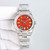 High quality replica plain jane Rolex Datejust silver red watch