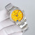 High quality replica plain jane Rolex Datejust silver yellow watch
