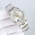 High quality replica plain jane Rolex Datejust silver gold dial watch
