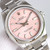 High quality replica plain jane Rolex Oyster Perpetual series pink watch