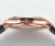 High quality replica plain jane Hublot classic fusion series rosegold/blue watch