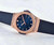 High quality replica plain jane Hublot classic fusion series rosegold/blue watch