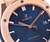 High quality replica plain jane Hublot classic fusion series rosegold/blue watch